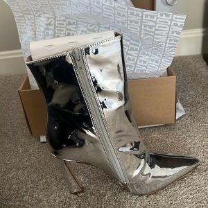 Silver Steve Madden Heels